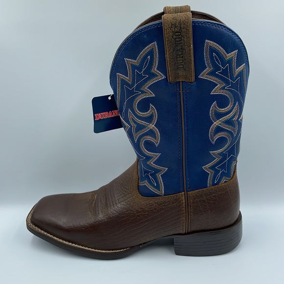 Durango Westward Western Boot -‎ Wide Square Toe Men’s Sz 10 - Picture 10 of 11